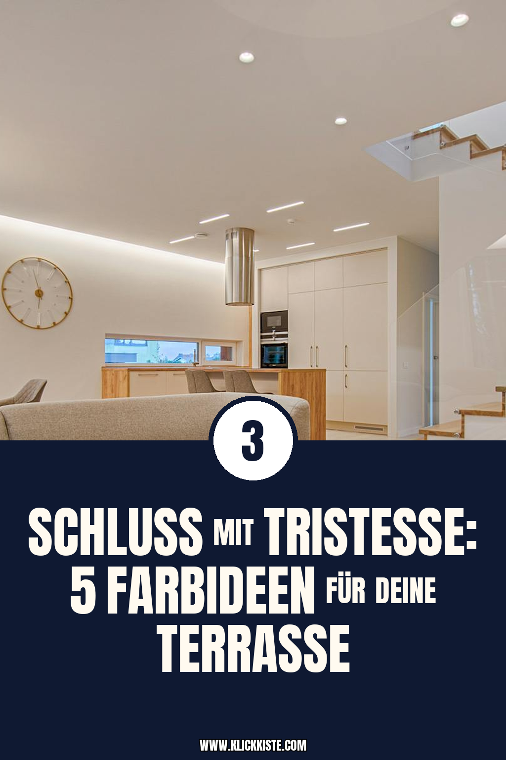 Pinterest Pin 5 Ideen, um deine Terrasse farbenfroh zu gestalten