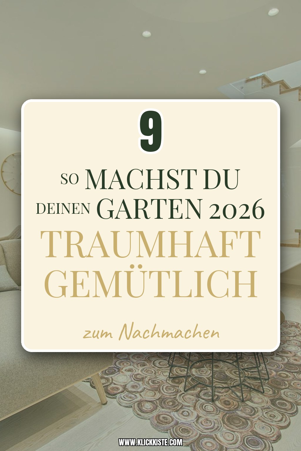 So machst du deinen Garten 2026 traumhaft gemütlich
