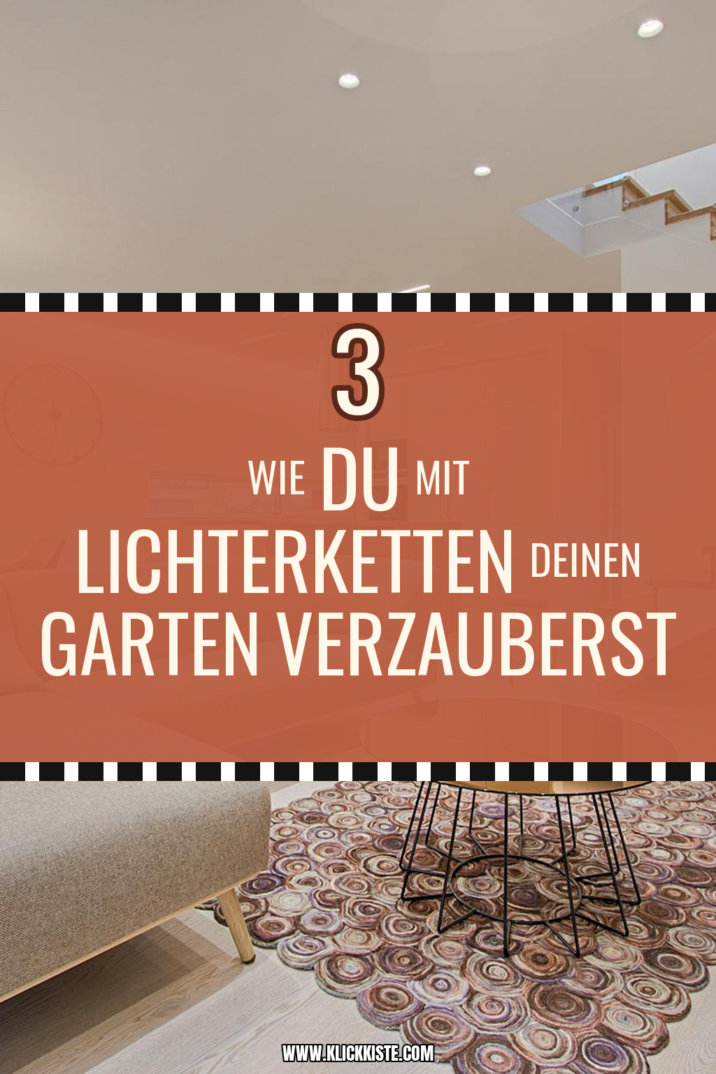 Pinterest Pin So verwandeln Lichterketten deinen Garten