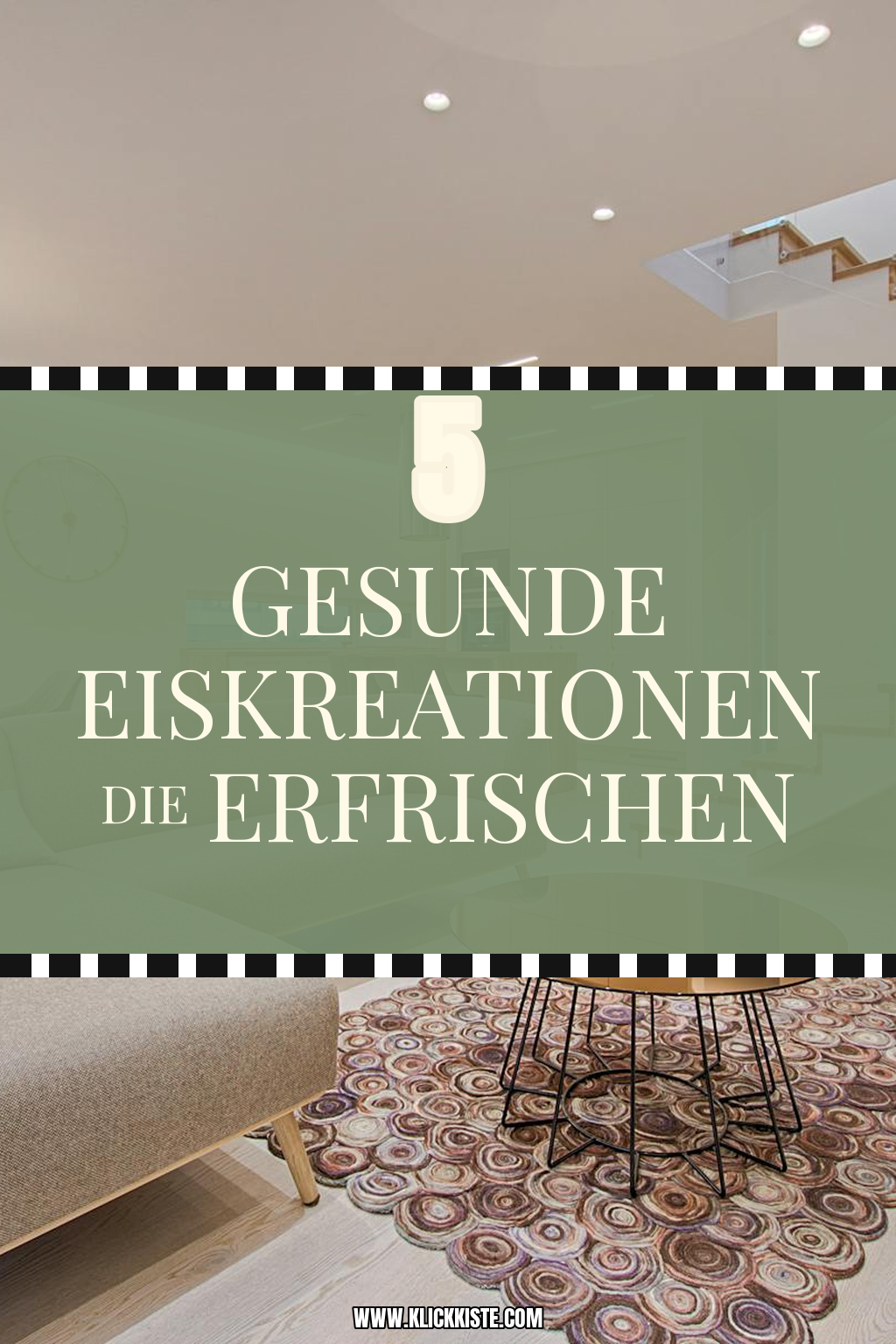 Pinterest Pin Gesunde Eiskreationen: So gelingt dir der perfekte Sommergenuss