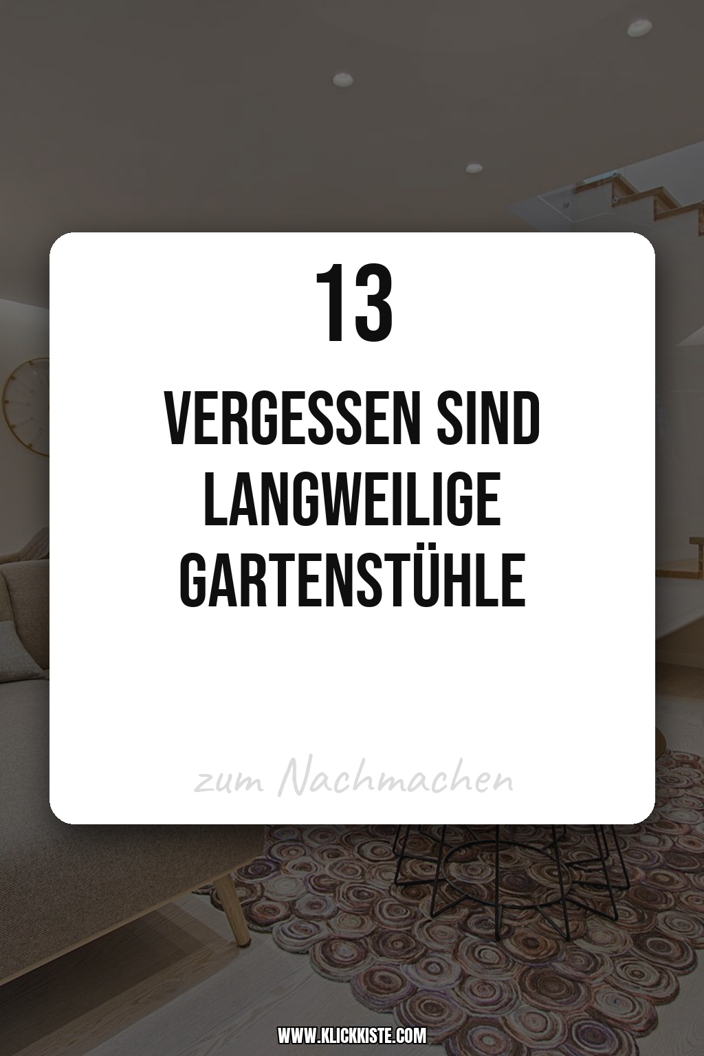 Vergessen sind langweilige Gartenstühle — das hängt 2026 stattdessen!