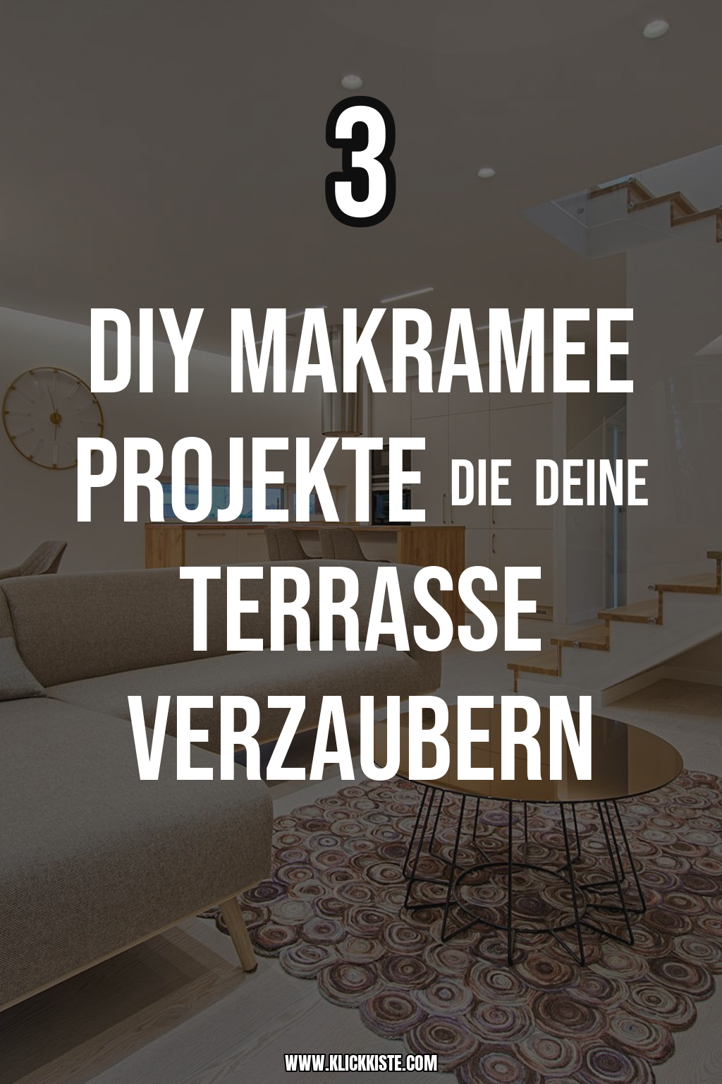 Pinterest Pin Verwandle deine Terrasse mit DIY-Makramee-Projekten