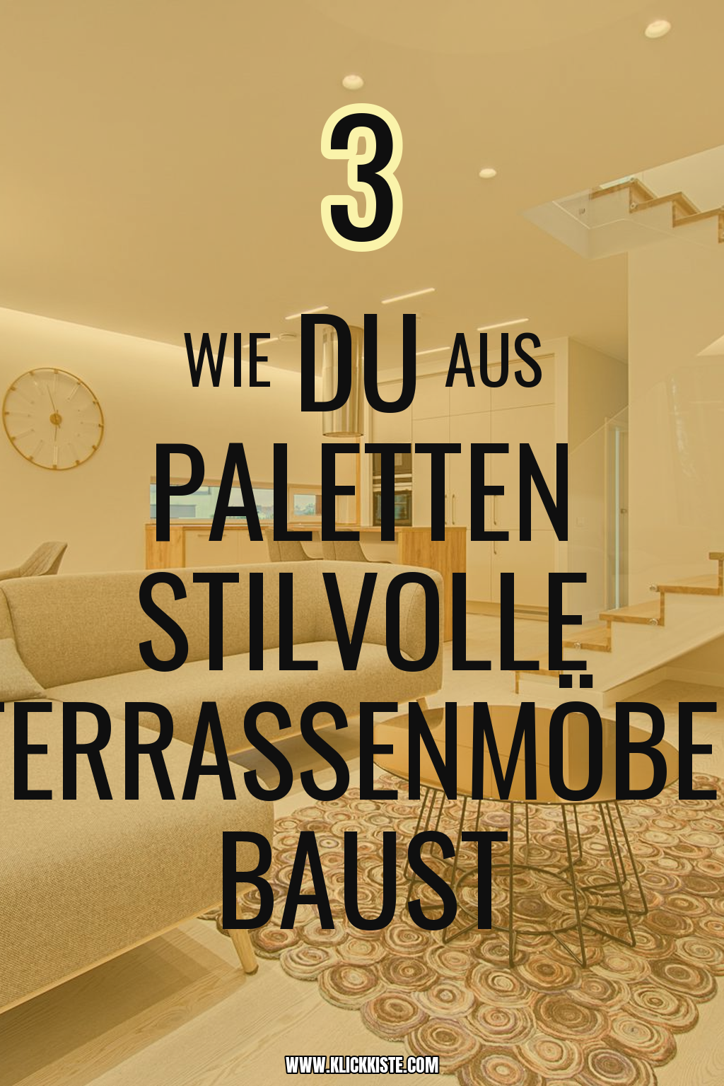 Pinterest Pin Diese DIY-Palettenmöbel machen deine Terrasse einzigartig