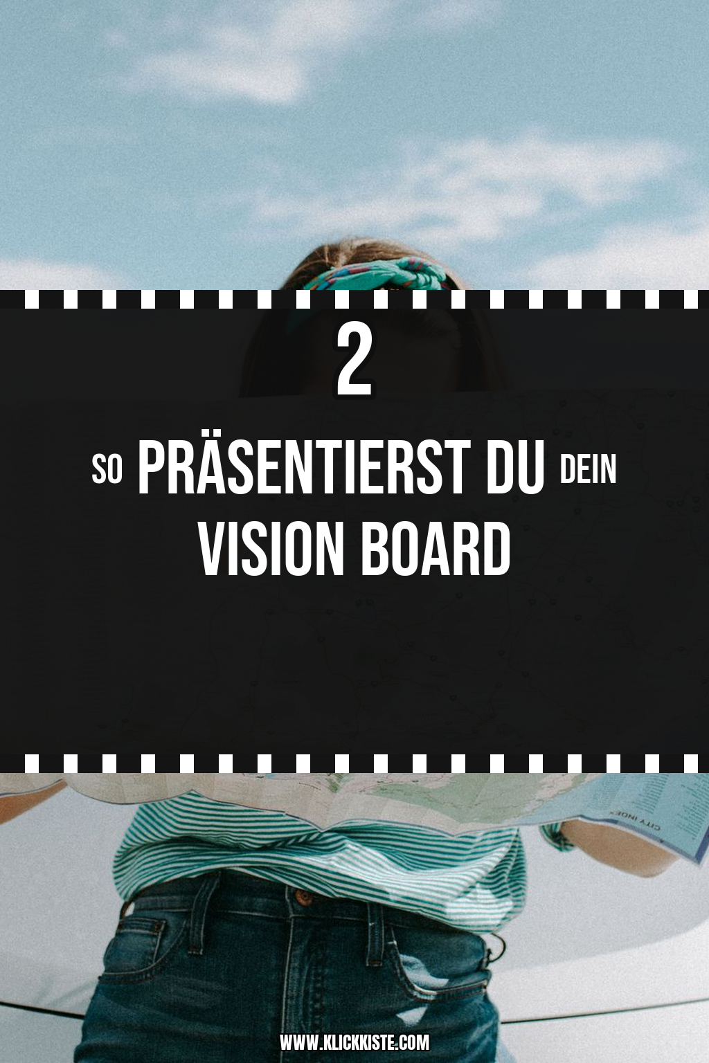 Pinterest Pin So präsentierst du dein Vision Board