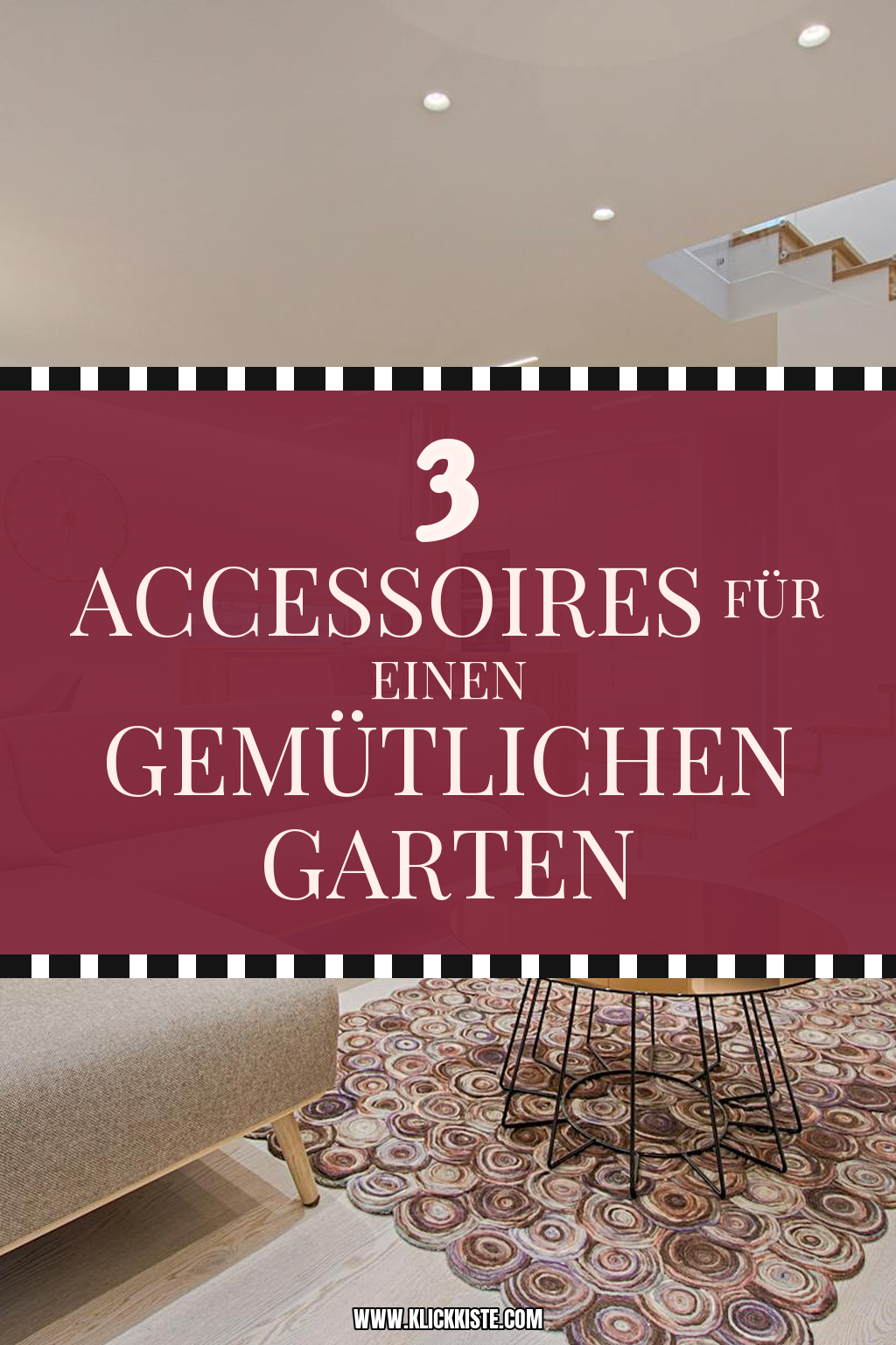 Pinterest Pin Mit diesen Accessoires wird dein Garten gemütlich