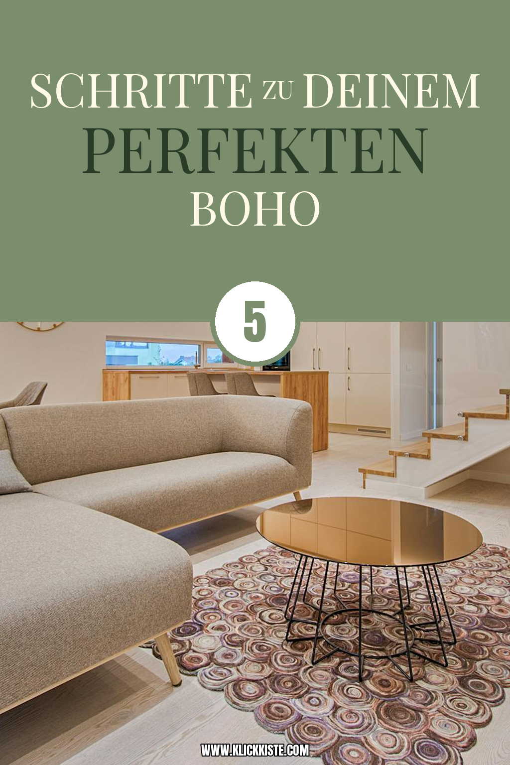 Pinterest Pin So gestaltest du deinen Boho-Garten in 5 Schritten