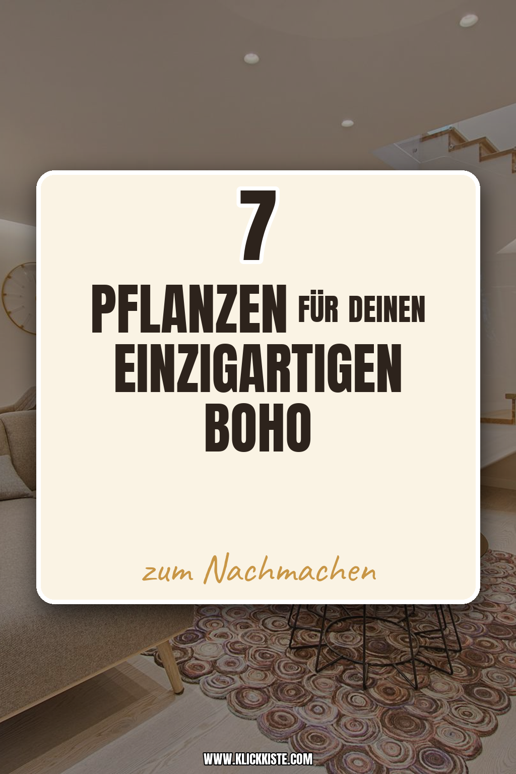 Pinterest Pin Diese Pflanzen machen deinen Boho-Garten einzigartig