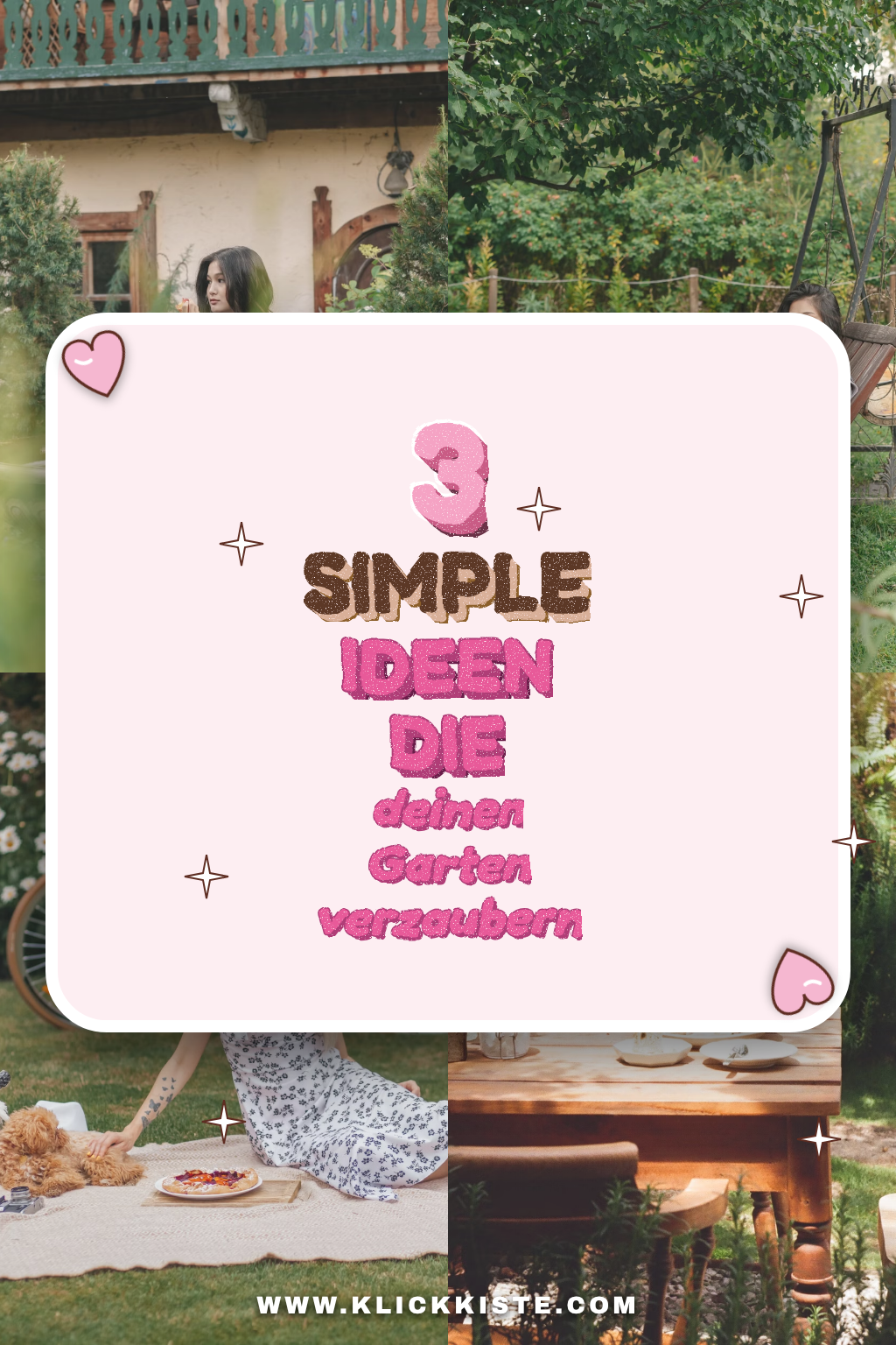 Pinterest Pin So verwandelst du deinen Garten in ein Cottagecore-Paradies