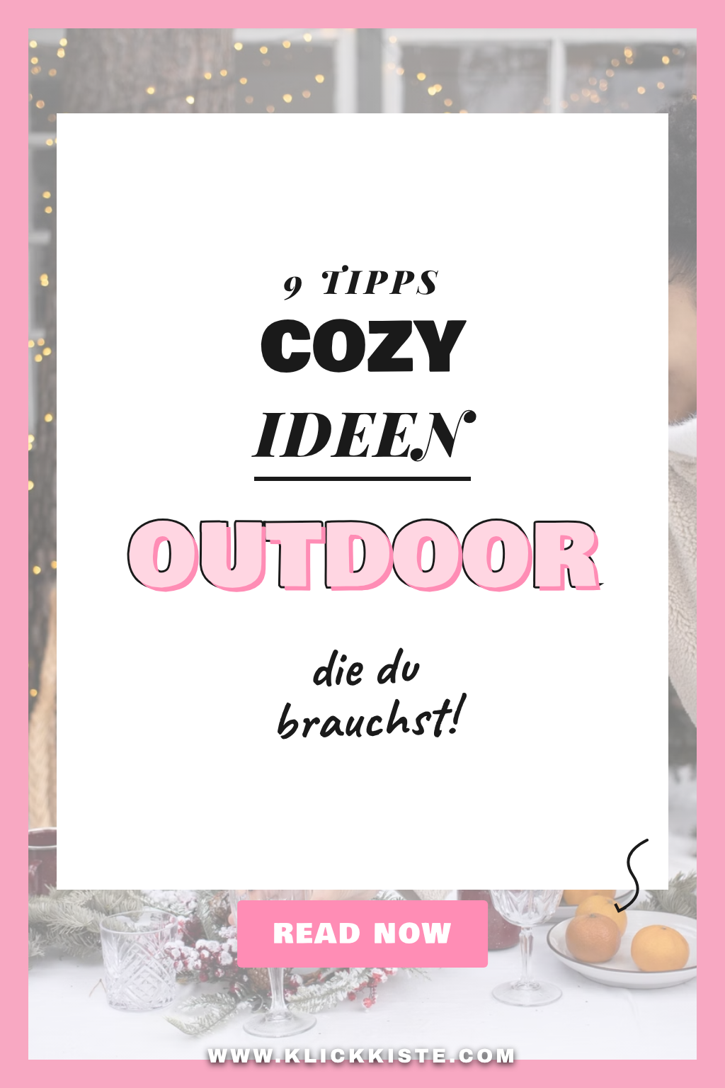 Warum alle plötzlich auf Cozy Outdoor setzen