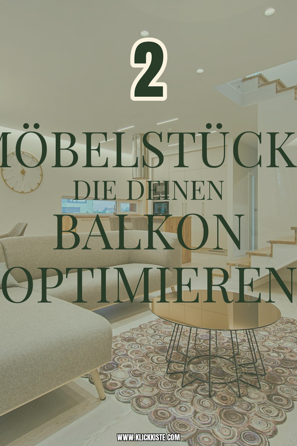Pinterest Pin Clever platzierte Möbel verwandeln deinen Balkon