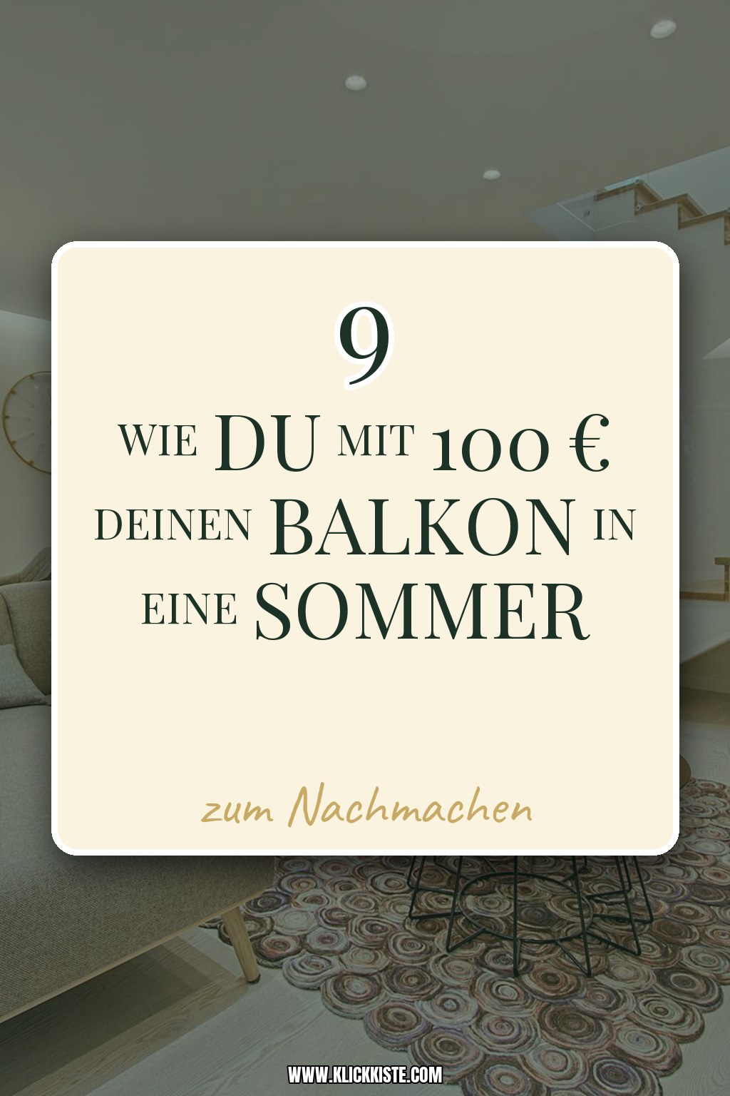 Wie du mit 100 € deinen Balkon in eine Sommer-Oase verwandelst