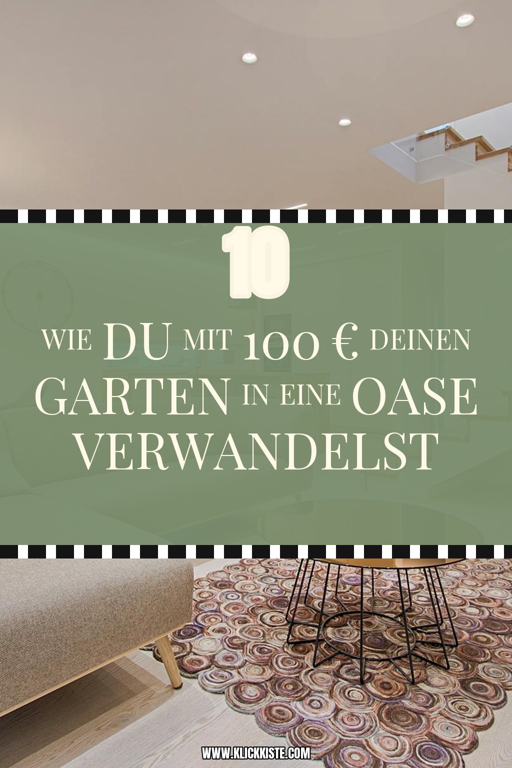 Wie du mit 100 € deinen Garten in eine Oase verwandelst