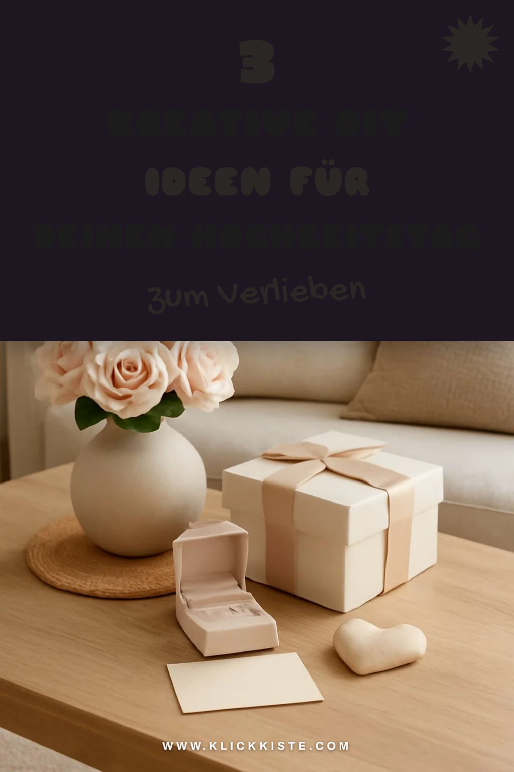 Kreative DIY-Ideen für den ersten Hochzeitstag