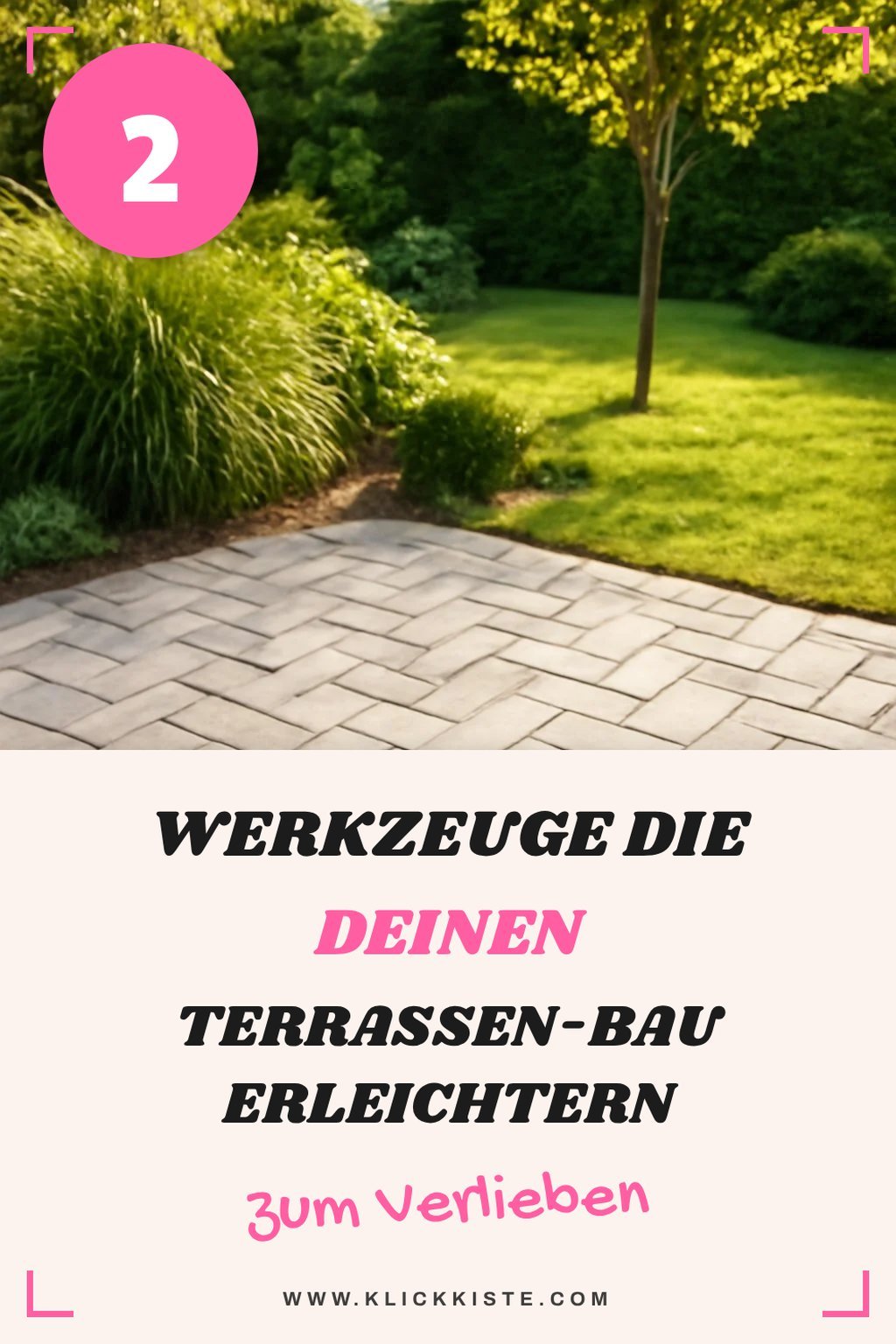 Diese 5 Werkzeuge brauchst du für den perfekten Terrassen-Bau