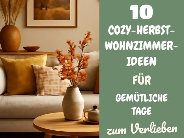 10 Cozy-Herbst-Wohnzimmer-Ideen für gemütliche Tage