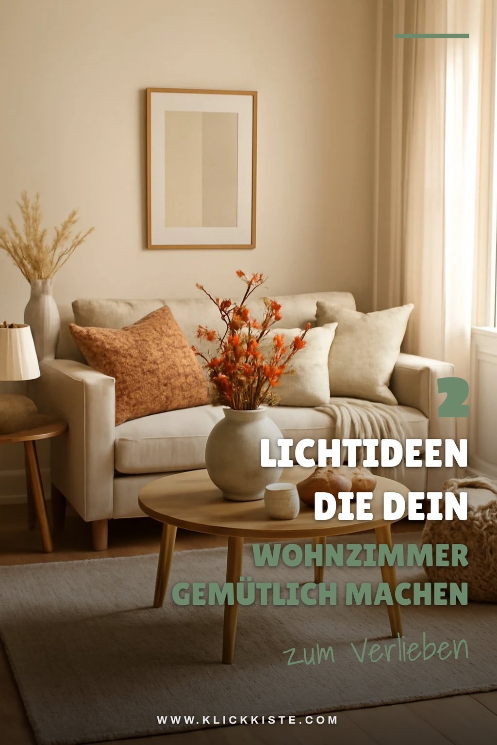 Gemütliche Beleuchtung für lange Abende