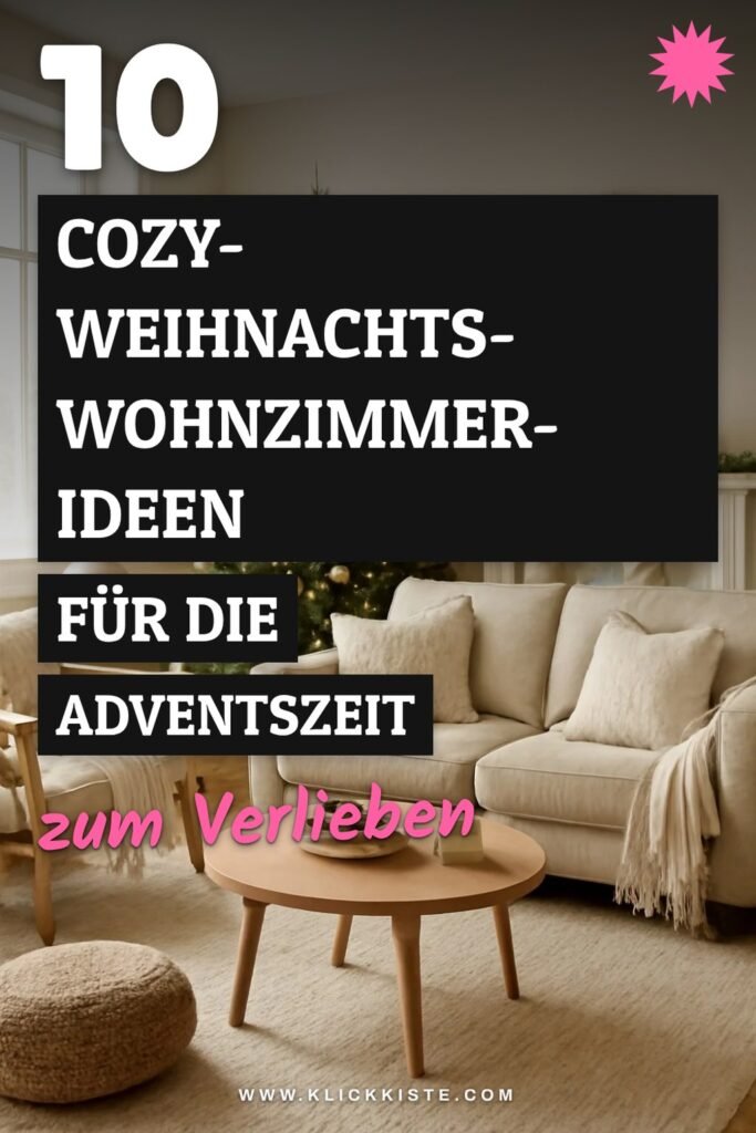10 Cozy-Weihnachts-Wohnzimmer-Ideen für die Adventszeit