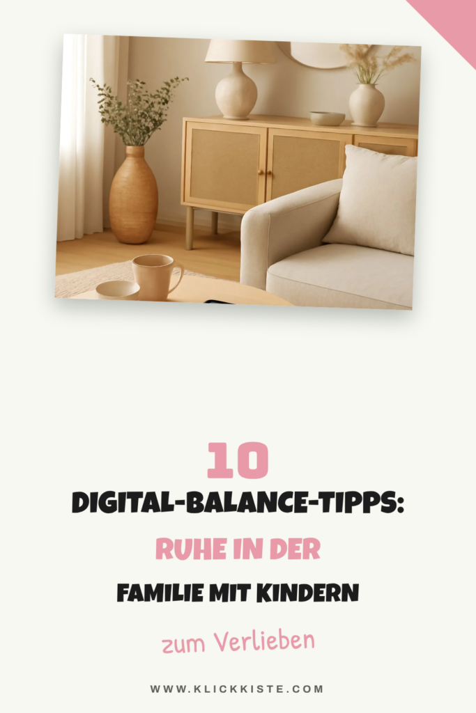 10 Digital-Balance-Tipps: Ruhe in der Familie mit Kindern