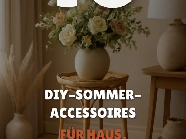 10 DIY-Sommer-Accessoires für Haus, Balkon + Garten