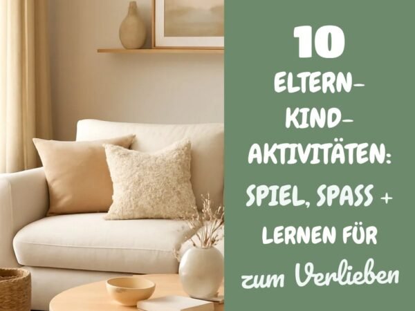 10 Eltern-Kind-Aktivitäten: Spiel, Spaß + Lernen für Familien
