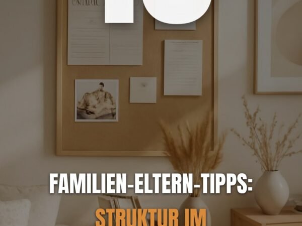 10 Familien-Eltern-Tipps: Struktur im Familien-Chaos schaffen