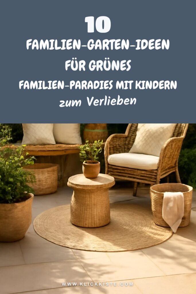 10 Familien-Garten-Ideen für grünes Familien-Paradies mit Kindern