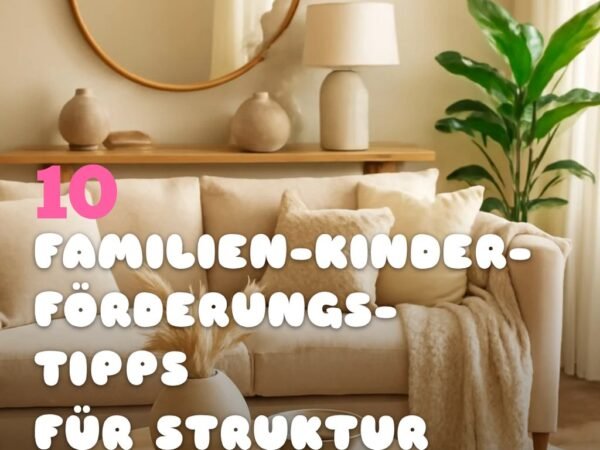 10 Familien-Kinder-Förderungs-Tipps für Struktur im Alltag