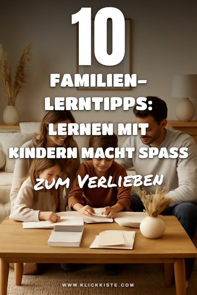 10 Familien-Lerntipps: Lernen mit Kindern macht Spaß