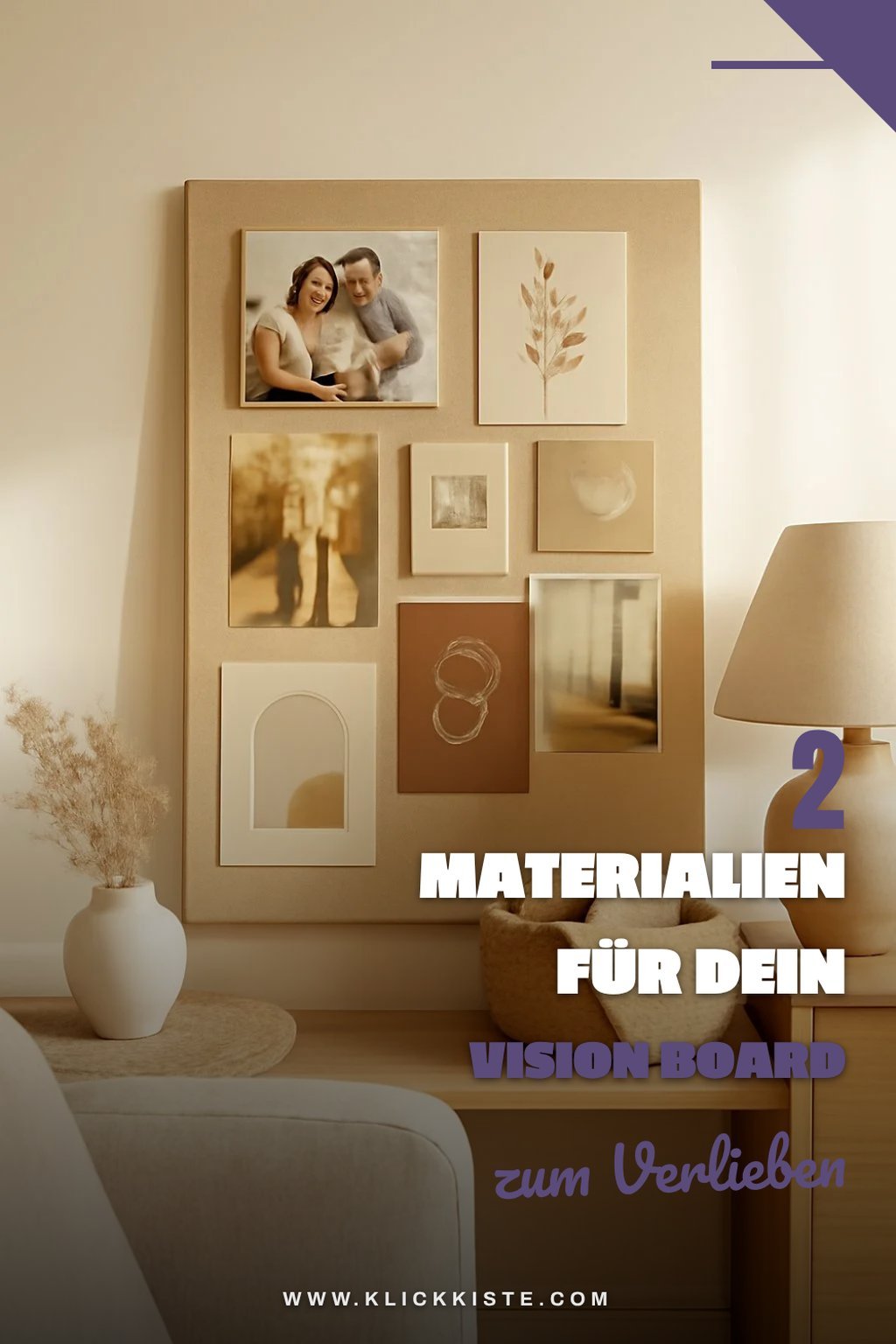 Diese Materialien bringen dein Vision Board zum Strahlen