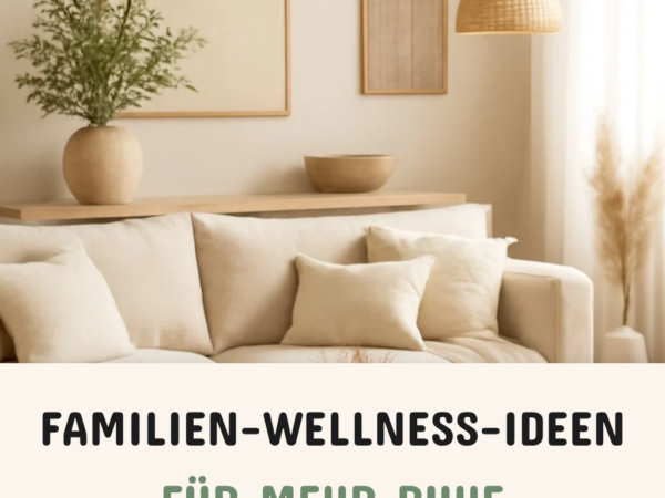 10 Familien-Wellness-Ideen für mehr Ruhe + Ordnung zuhause