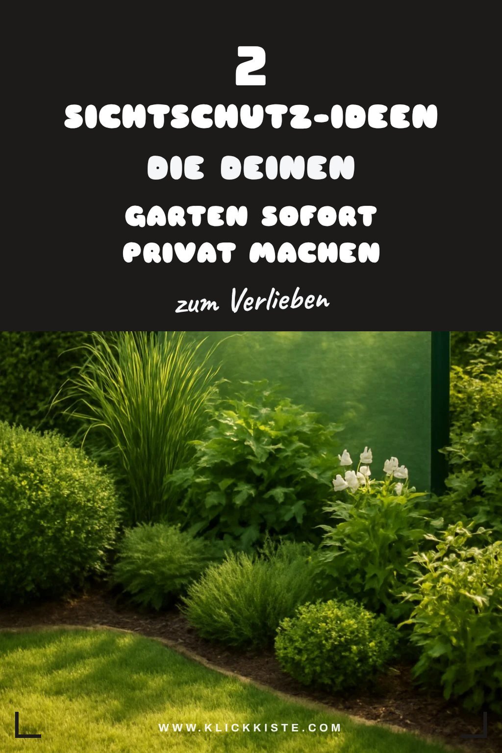 So schaffst du Sichtschutz mit Flexfolien im Garten