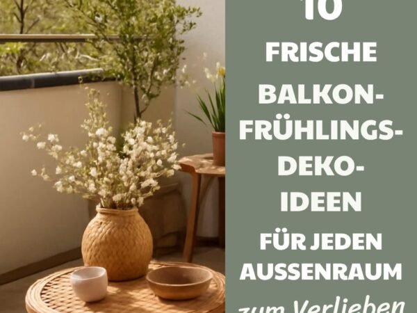10 frische Balkon-Frühlings-Deko-Ideen für jeden Außenraum