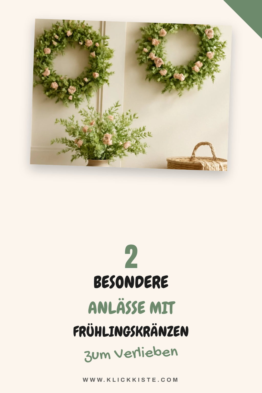 Frühlingskränze für besondere Anlässe