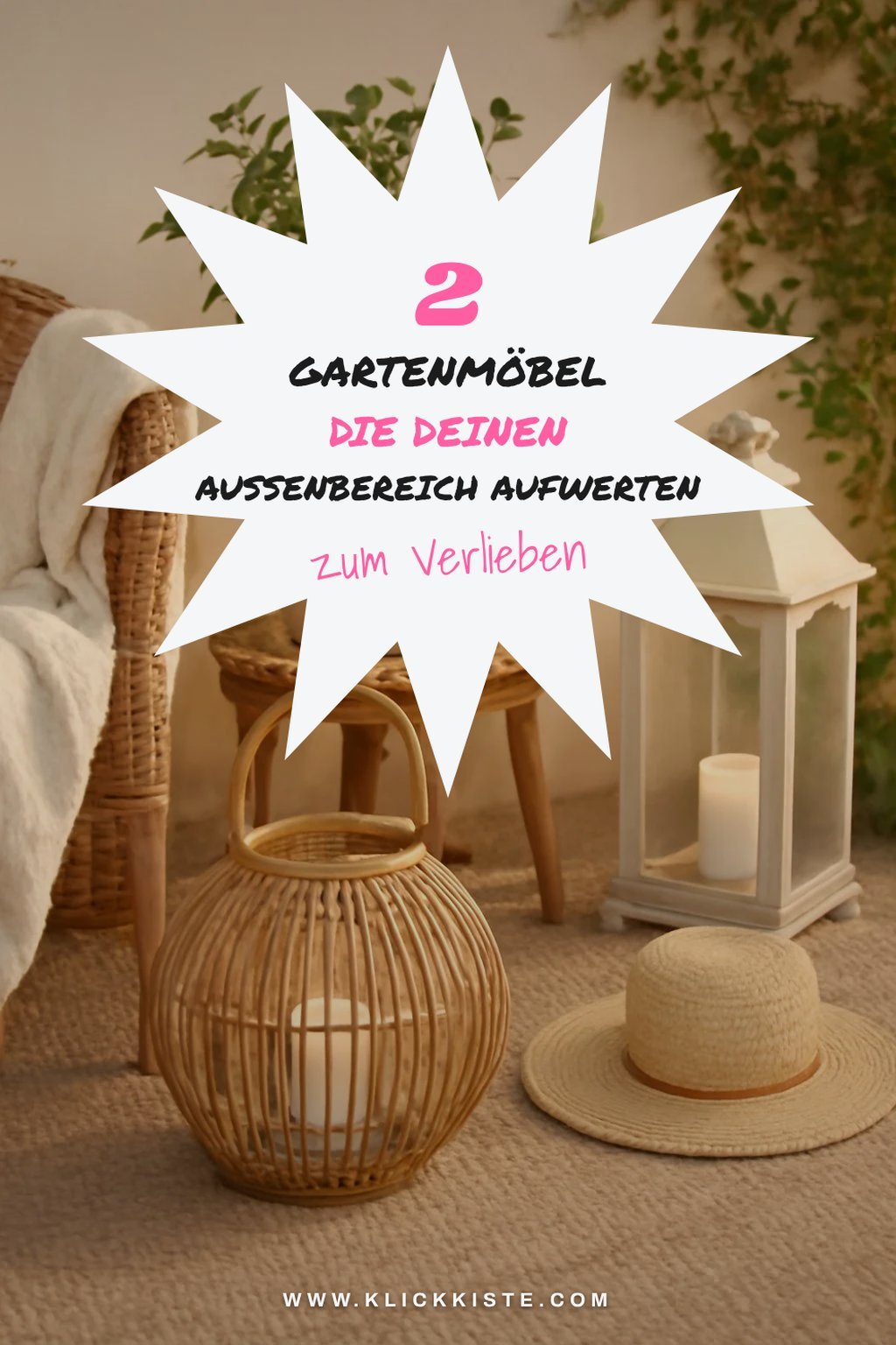 Diese Möbel machen deinen Garten zur Wohlfühloase