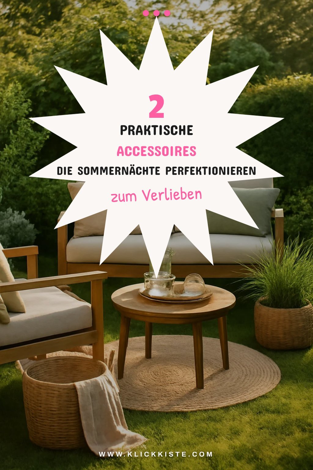Praktische Accessoires für die Sommernacht