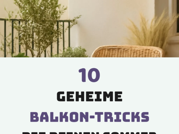 10 geheime Balkon-Tricks die deinen Sommer verwandeln
