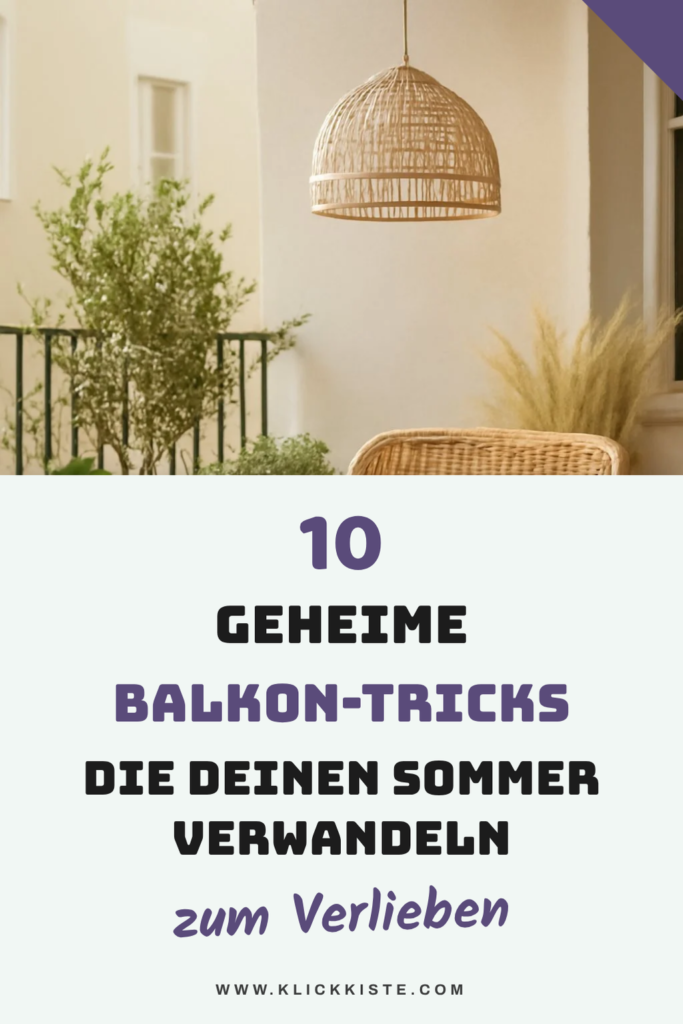 10 geheime Balkon-Tricks die deinen Sommer verwandeln