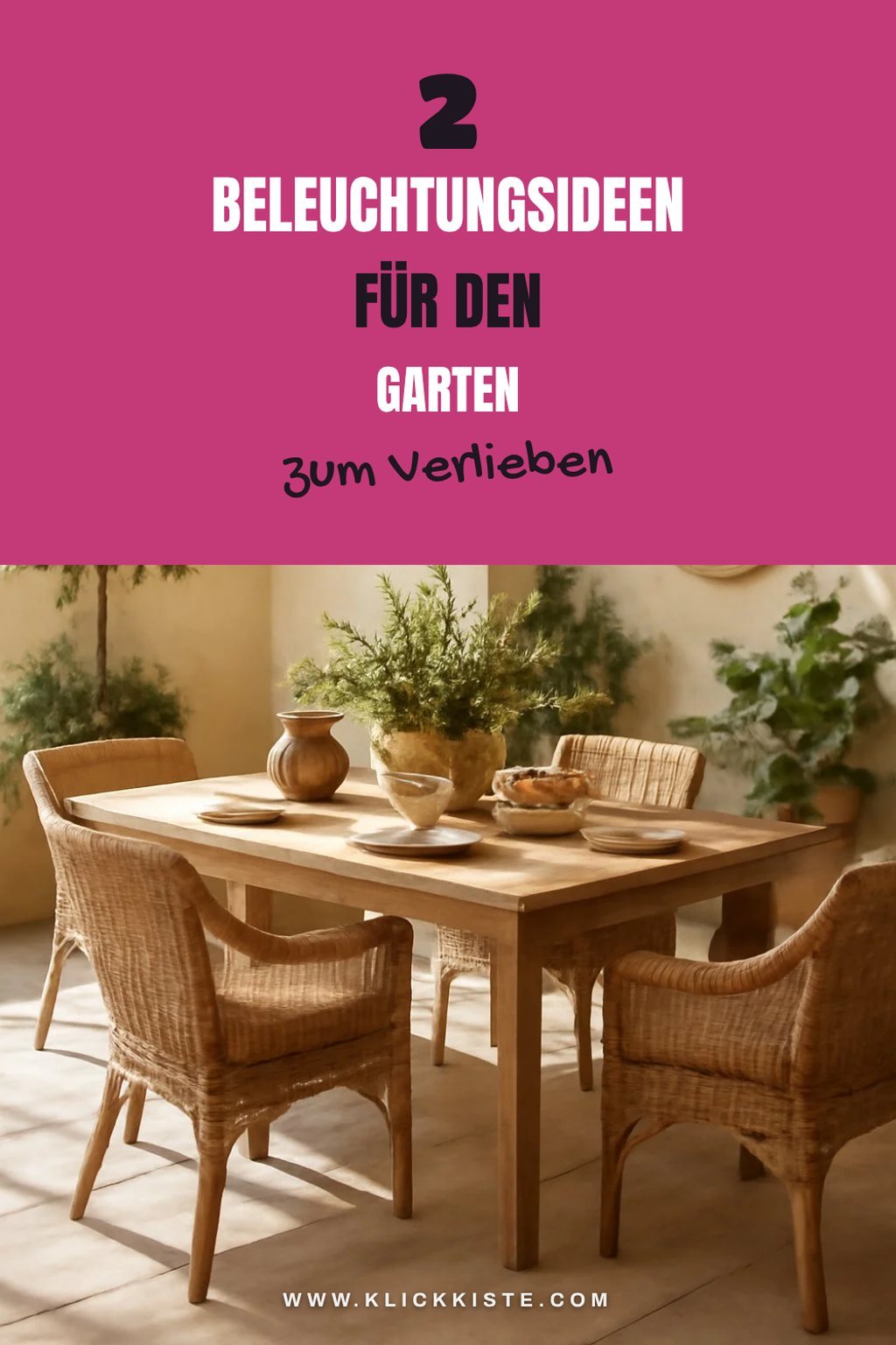 Beleuchtung für eine gemütliche Atmosphäre