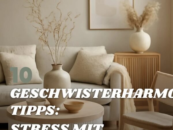 10 Geschwisterharmonie-Tipps: Stress mit Kindern reduzieren