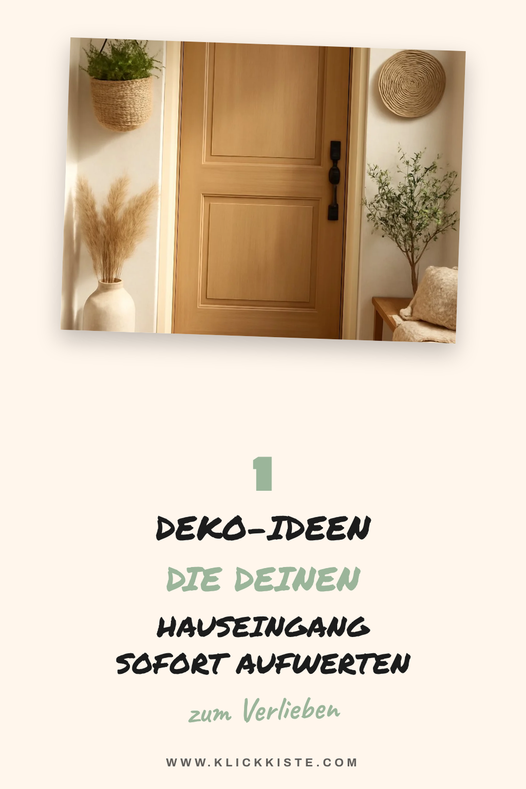 So machst du deinen Hauseingang zum Blickfang