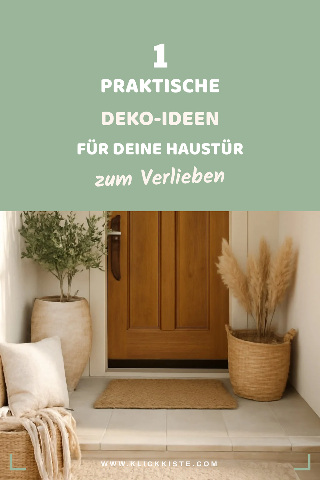 Praktische Ideen für die Haustür-Deko