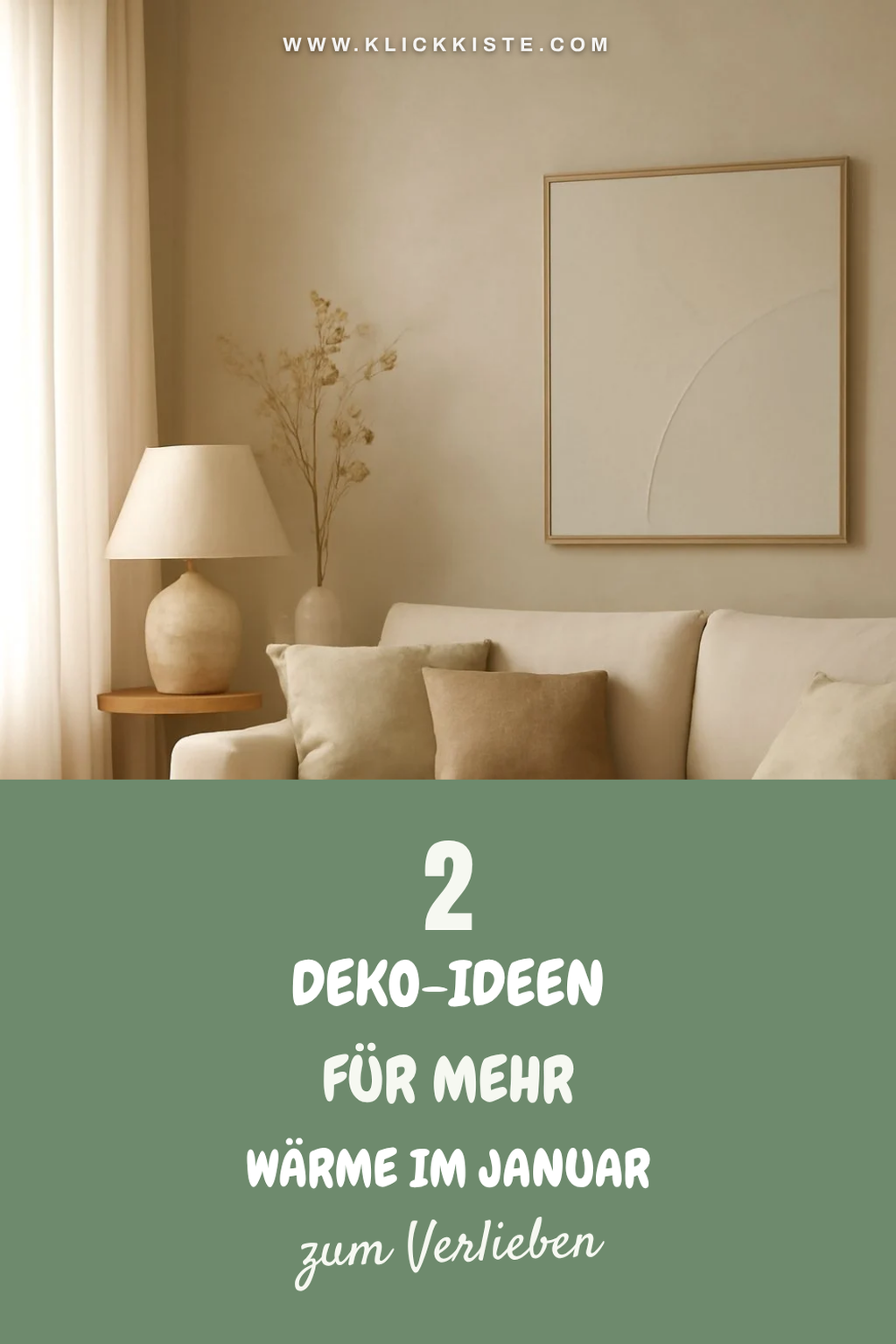 5 Deko-Ideen für mehr Wärme im Januar