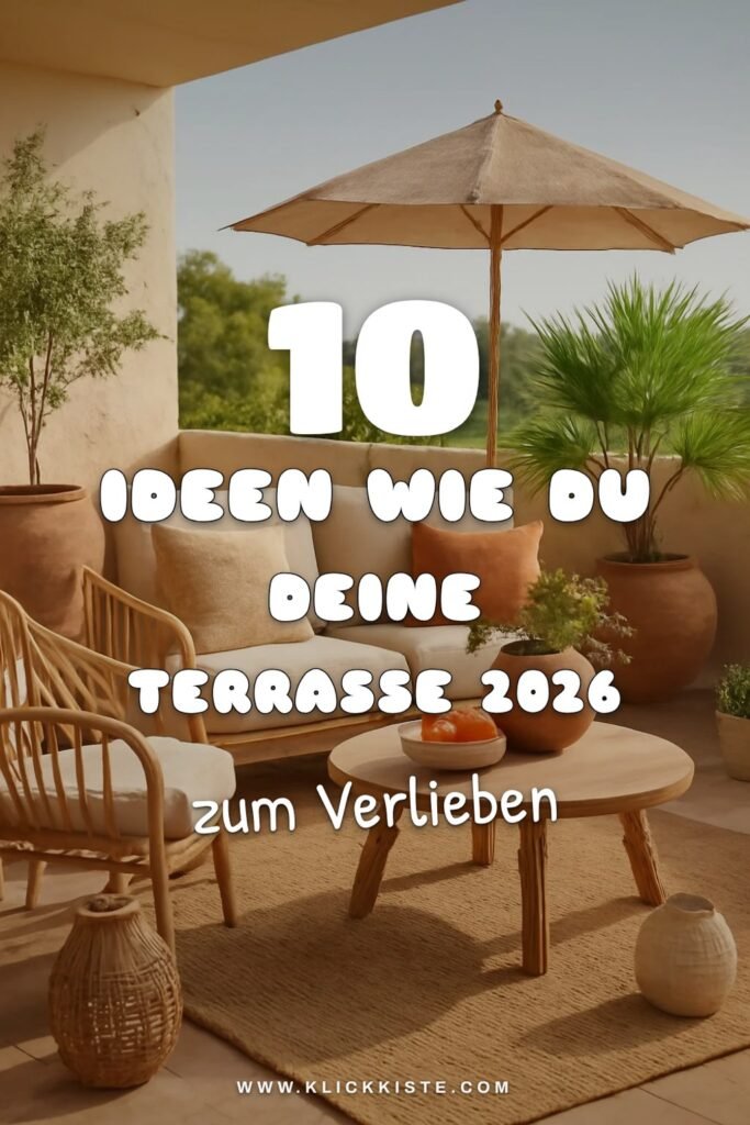 10 Ideen wie du deine Terrasse 2026 zum Sommerparadies machst