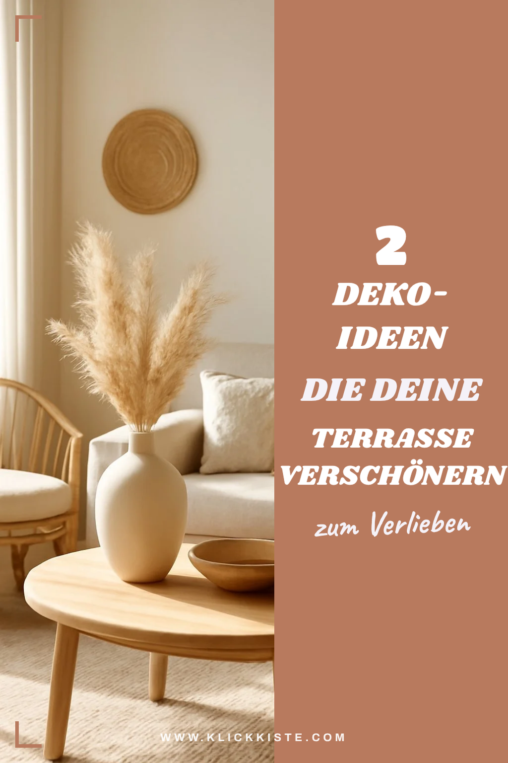 Deko-Ideen für deine Terrasse