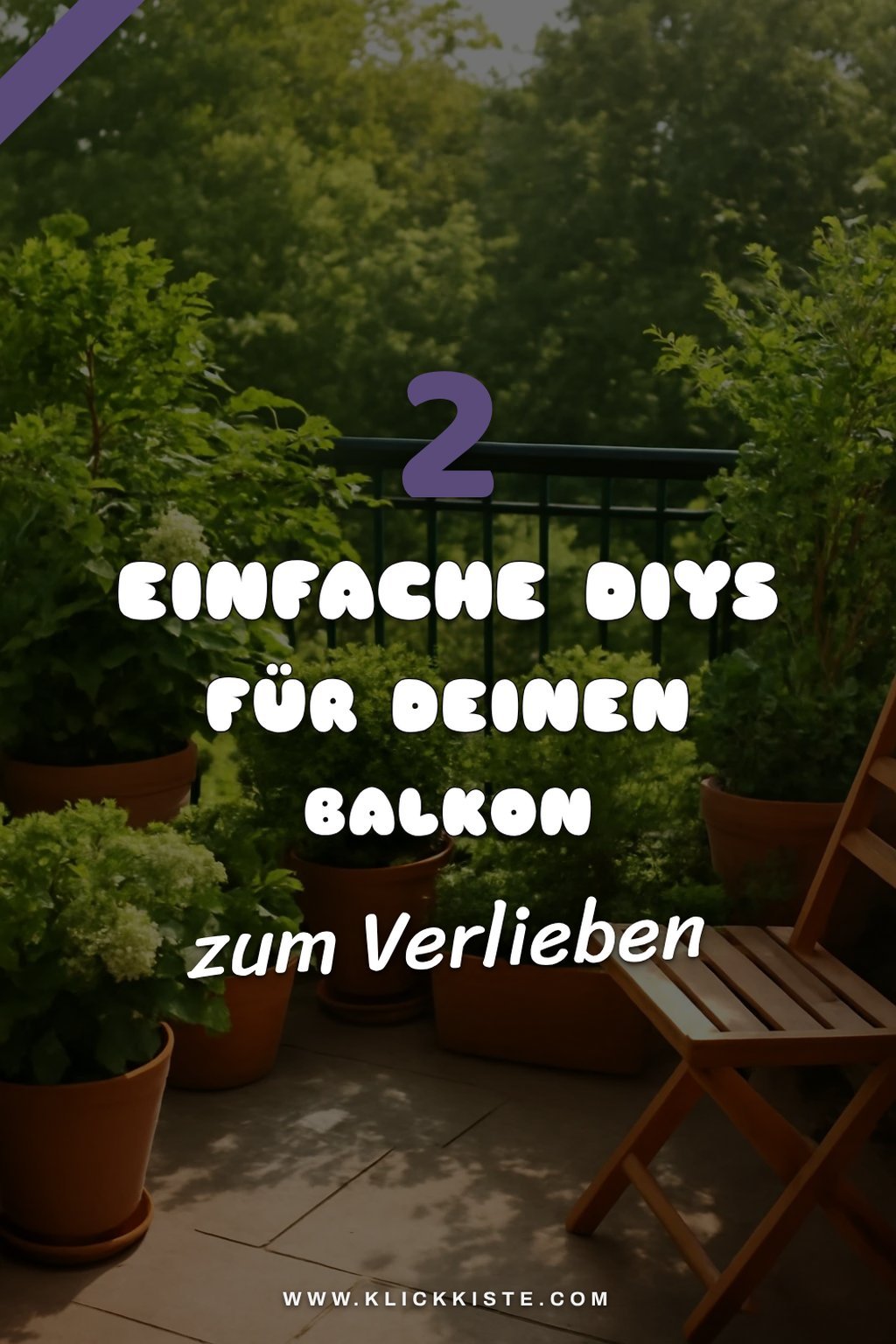 3 DIY-Projekte für deinen Balkon