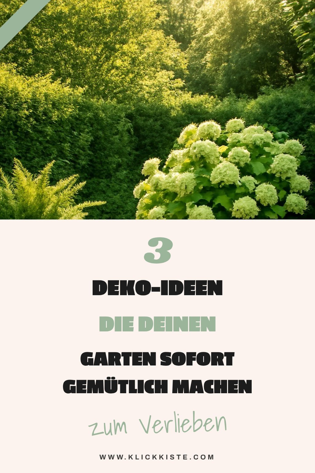 Kreative Dekoration für deinen Garten