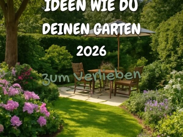 10 Ideen wie du deinen Garten 2026 zur Sommer-Oase machst
