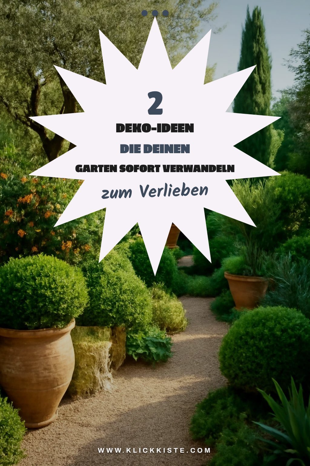 Dekorationselemente für italienisches Flair