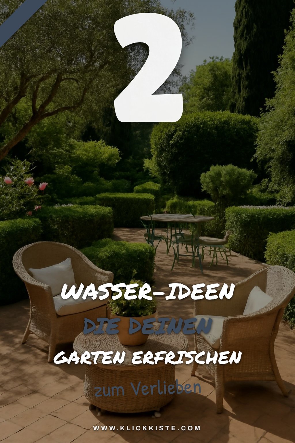 Wasser-Elemente für einen Hauch von Eleganz