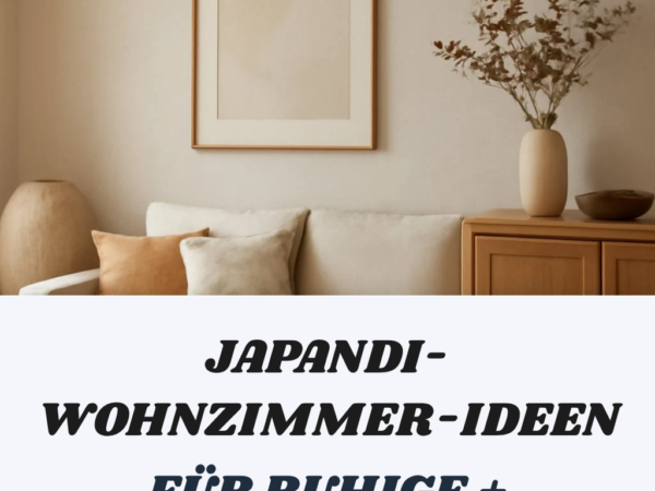 10 Japandi-Wohnzimmer-Ideen für ruhige + reduzierte Räume